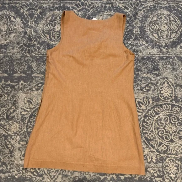 Abercrombie & Fitch linen Squareneck dress Size Large - Picture 9 of 13